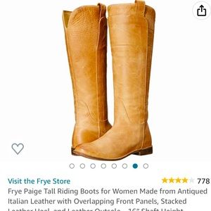 FRYE Paige Tall Riding Boots Size 7.5